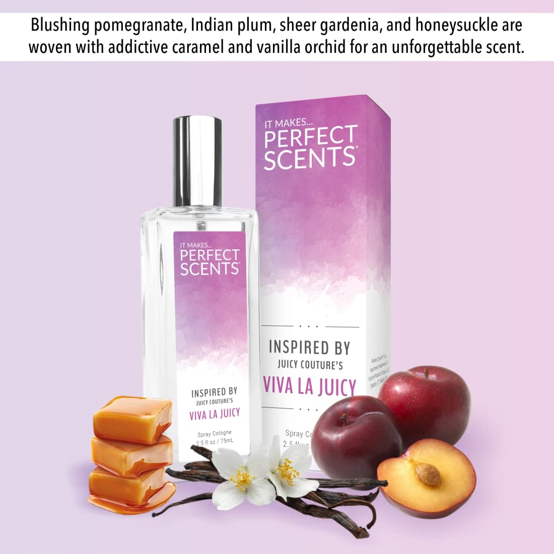 Perfect Scents Fragrances, Inspired by Juicy Couture’s Viva La Juicy, Women’s Eau de Toilette, Vegan, Paraben Free, Never Tested on Animals, 2.5 Fluid Beauty & Personal Care Perfect Scents