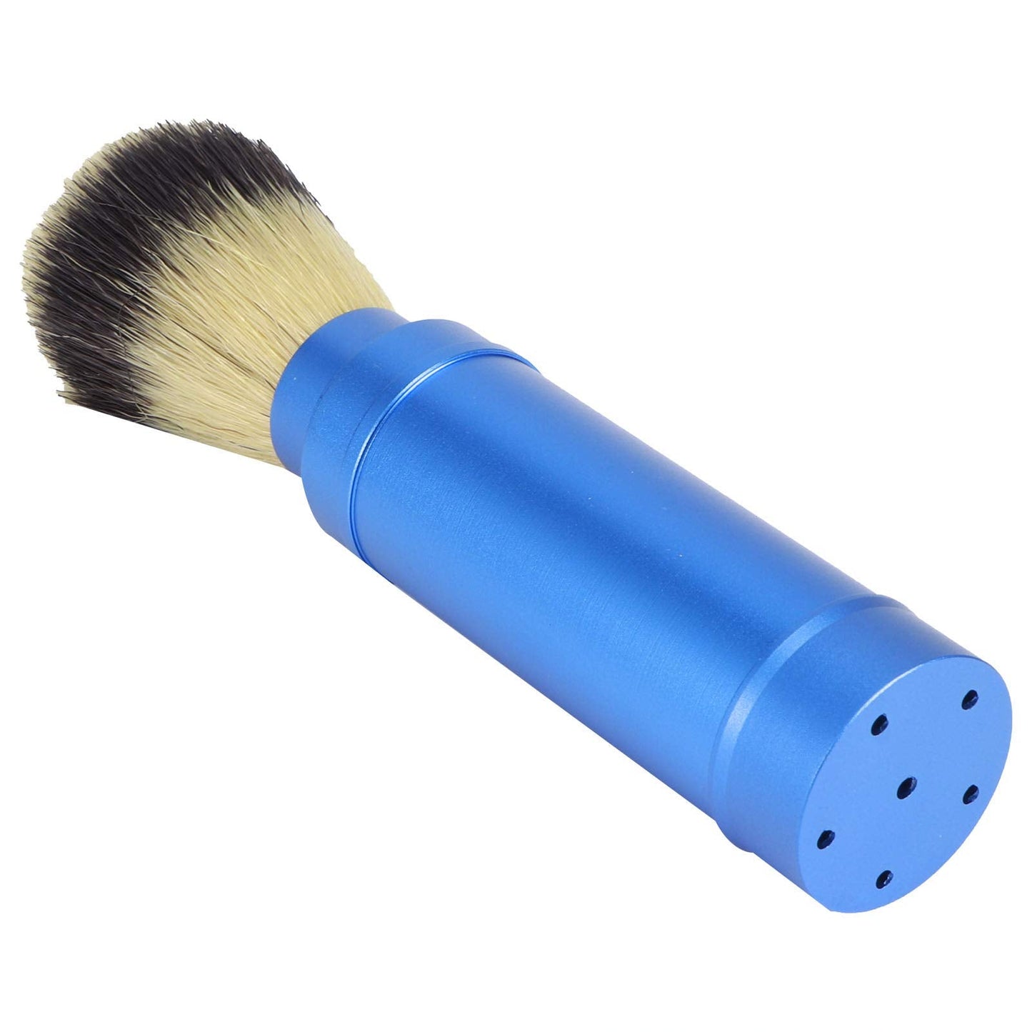 Beard Brush, Shaving Brush, Men Portable Beard Brush Travel Foaming Shaving Brush Grooming Tool Aluminum + Brush Hair Material, Beard Brush Beauty and Personal Care Fafeicy