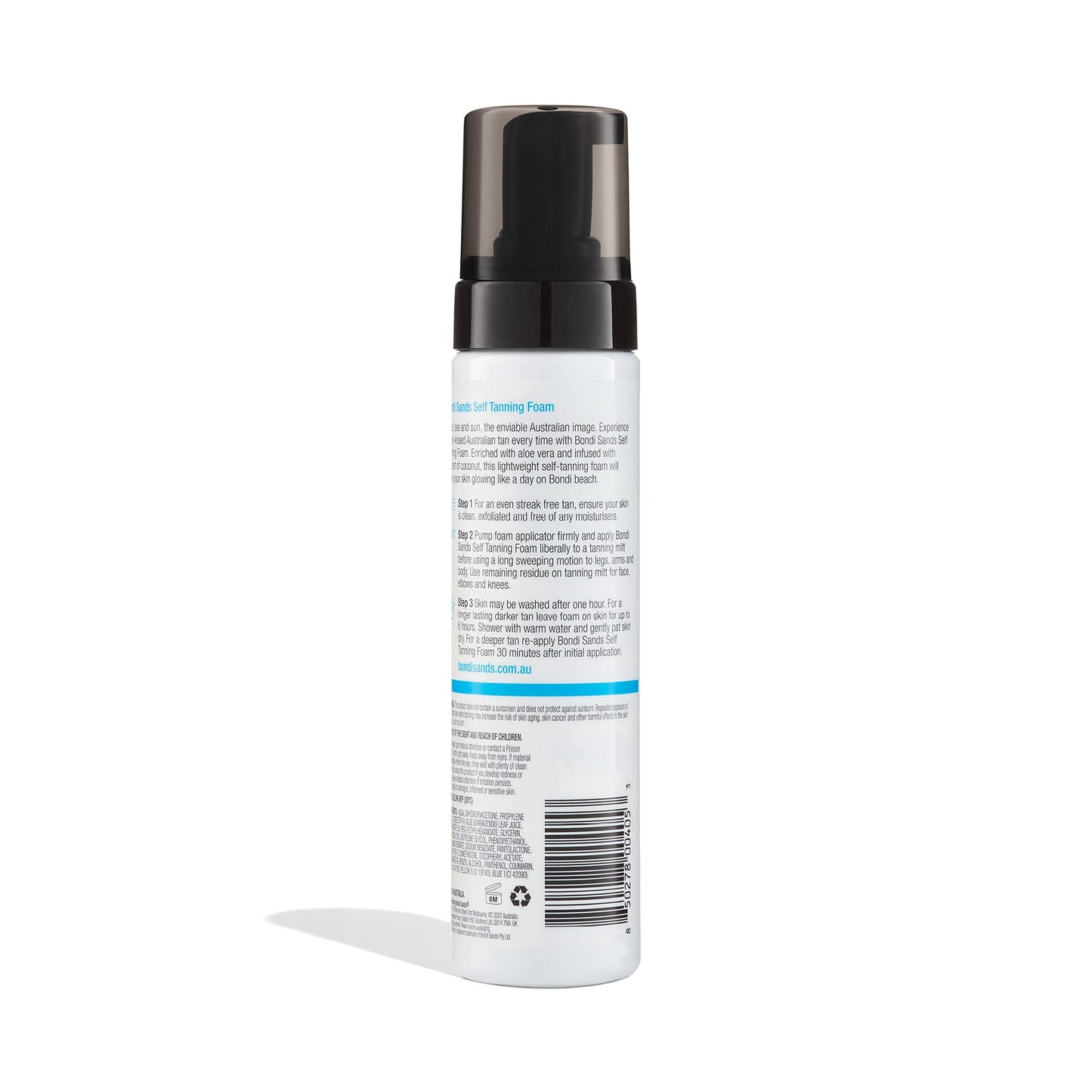 Bondi Sands Self Tanning Foam | Lightweight, Self-Tanner Foam Enriched with Aloe Vera and Coconut Provides an Even, Streak-Free Tan | 6.76 oz/200 mL Beauty & Personal Care Bondi Sands