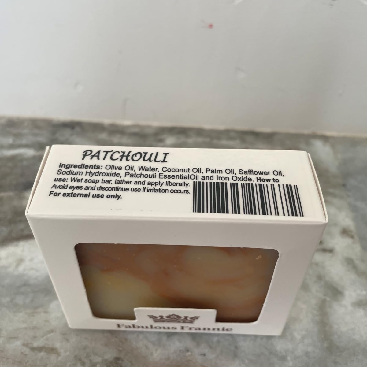 Fabulous Frannie Patchouli All Natural Herbal Soap 4 oz Made with Pure Essential Oils Beauty & Personal Care Fabulous Frannie