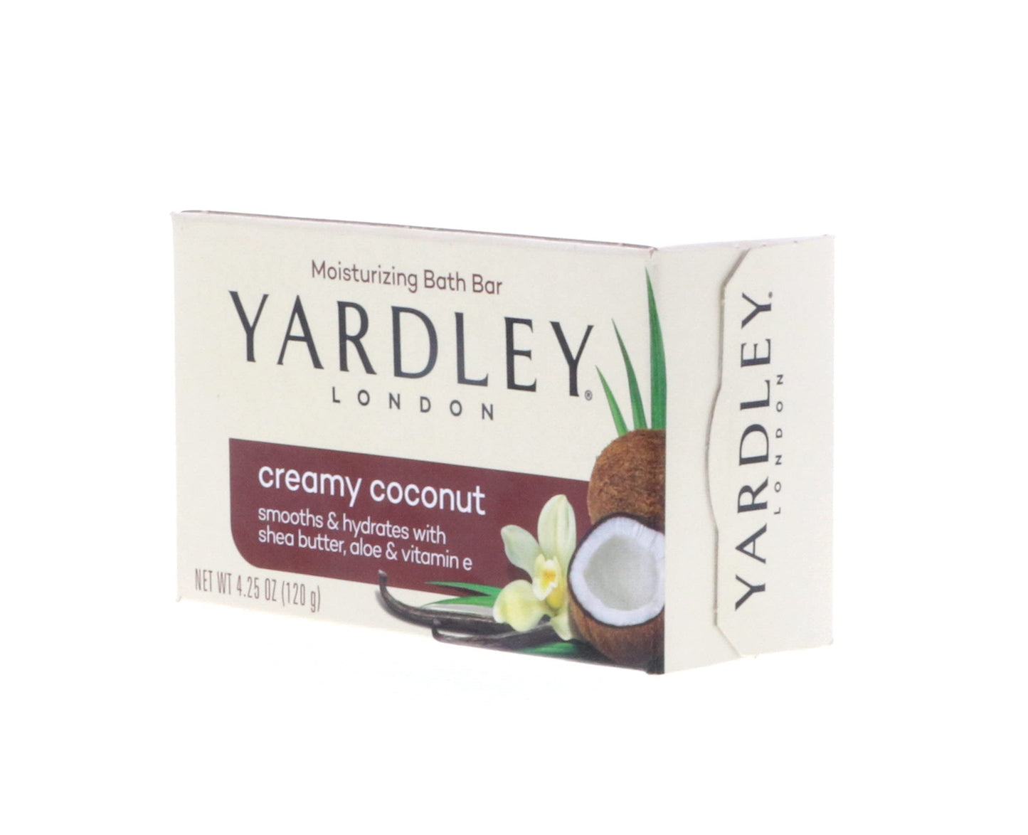 Yardley Creamy Coconut Bath Bar, 4.25 oz Pack of 8 Beauty & Personal Care Yardley