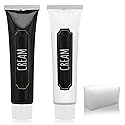 LZYLLS Halloween Face Paint Makeup Kit,Black White Face Body Paint,Special Effects Parties White Joker Cosplay Zombie Clown Costume Halloween SFX Beauty & Personal Care LZYLLS