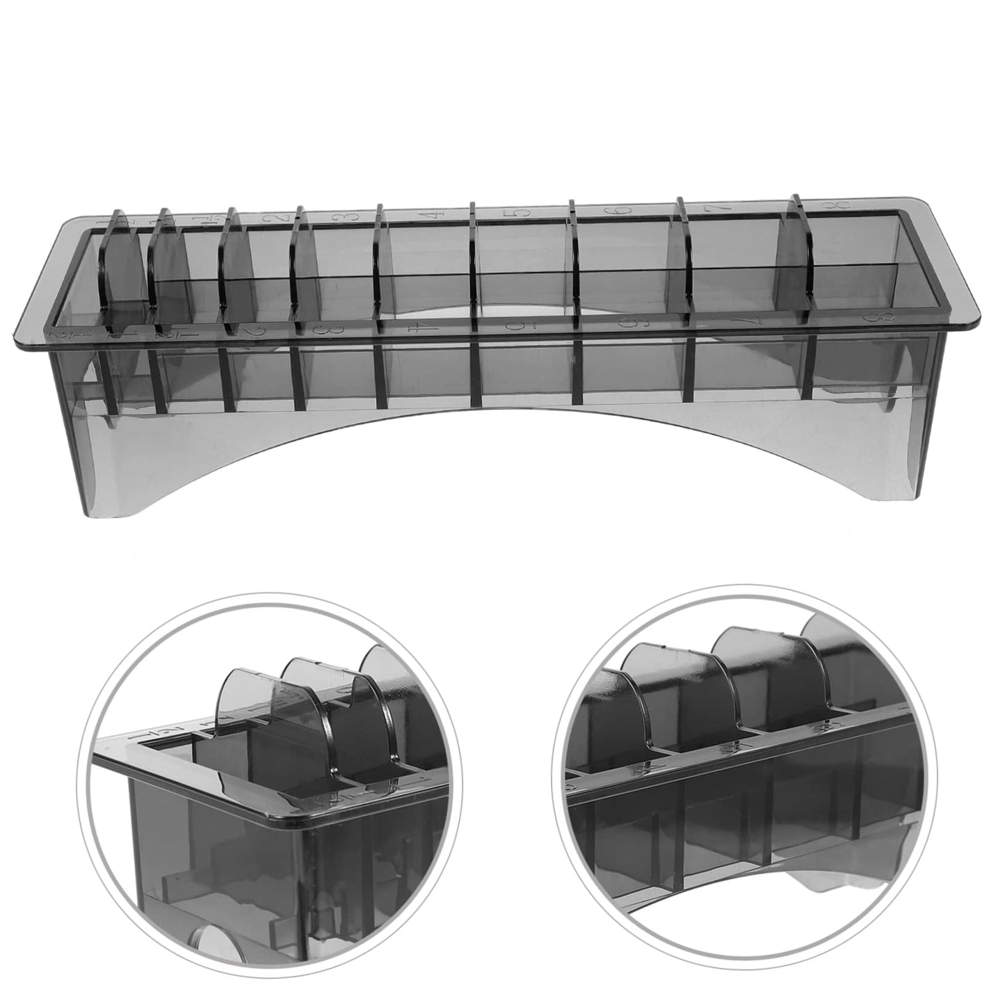 gklwVSlwv Barber Tool Rack?Hair Clipper Comb Holder Storage Box Plastic Guide Organizer for Supplies Adjustable Guard Base Beauty and Personal Care gklwVSlwv