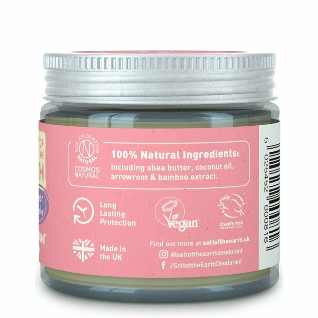 SALT OF THE EARTH Lavender & Vanilla Deodorant Balm, 60 GR Beauty and Personal Care Salt Of the Earth