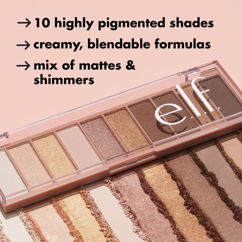 e.l.f. Everyday Smoky Eyeshadow Palette with 10 Shades Beauty & Personal Care e.l.f.