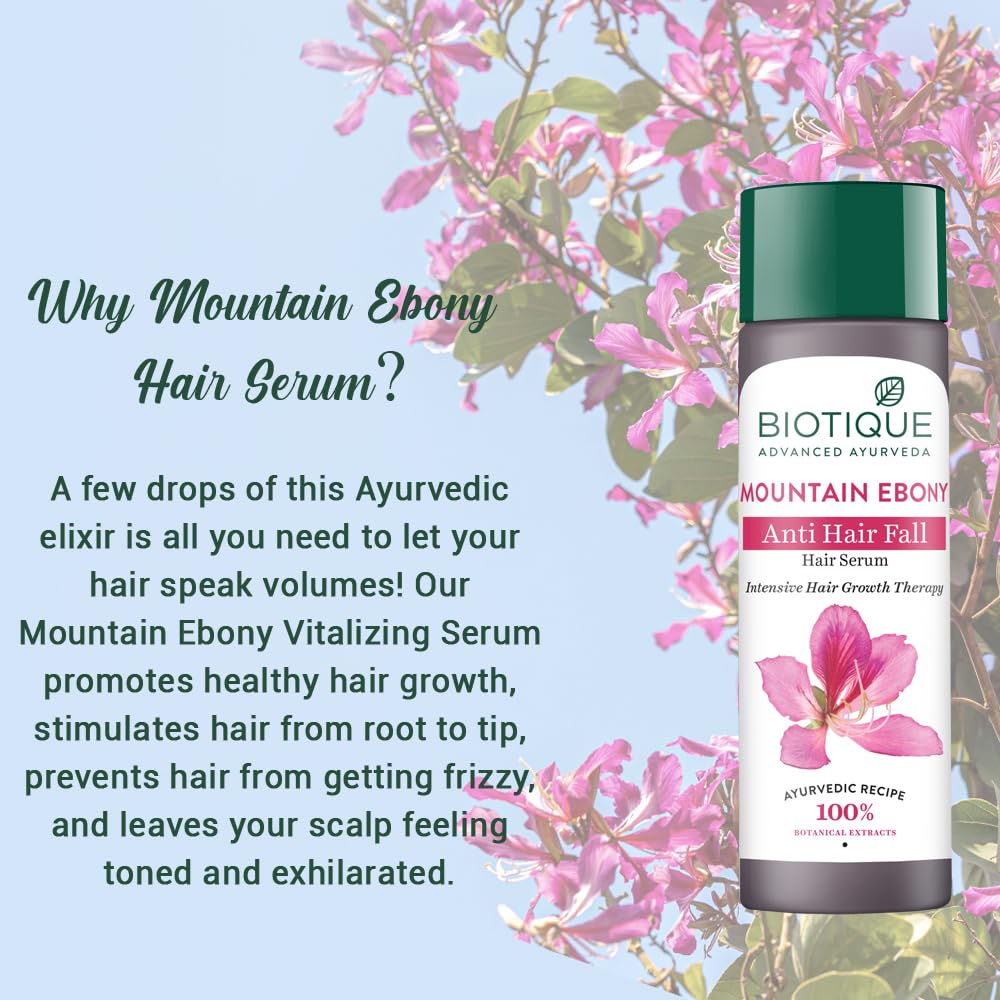 Biotique Bio Mountain Ebony Vitalizing Serum For Falling Hair Intensive Hair
