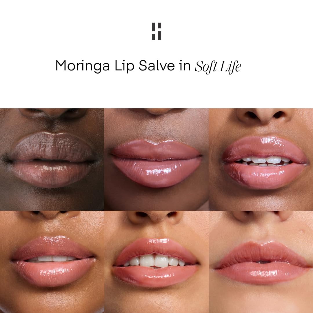 S'ABLE Labs - Moringa Lip Salve - Deeply Moisturize, Soften, Improve Lip Appearance - Prickly Pear + Castor Oil - Melanin-Inclusive Skincare (Soft Beauty and Personal Care S'ABLE LABS