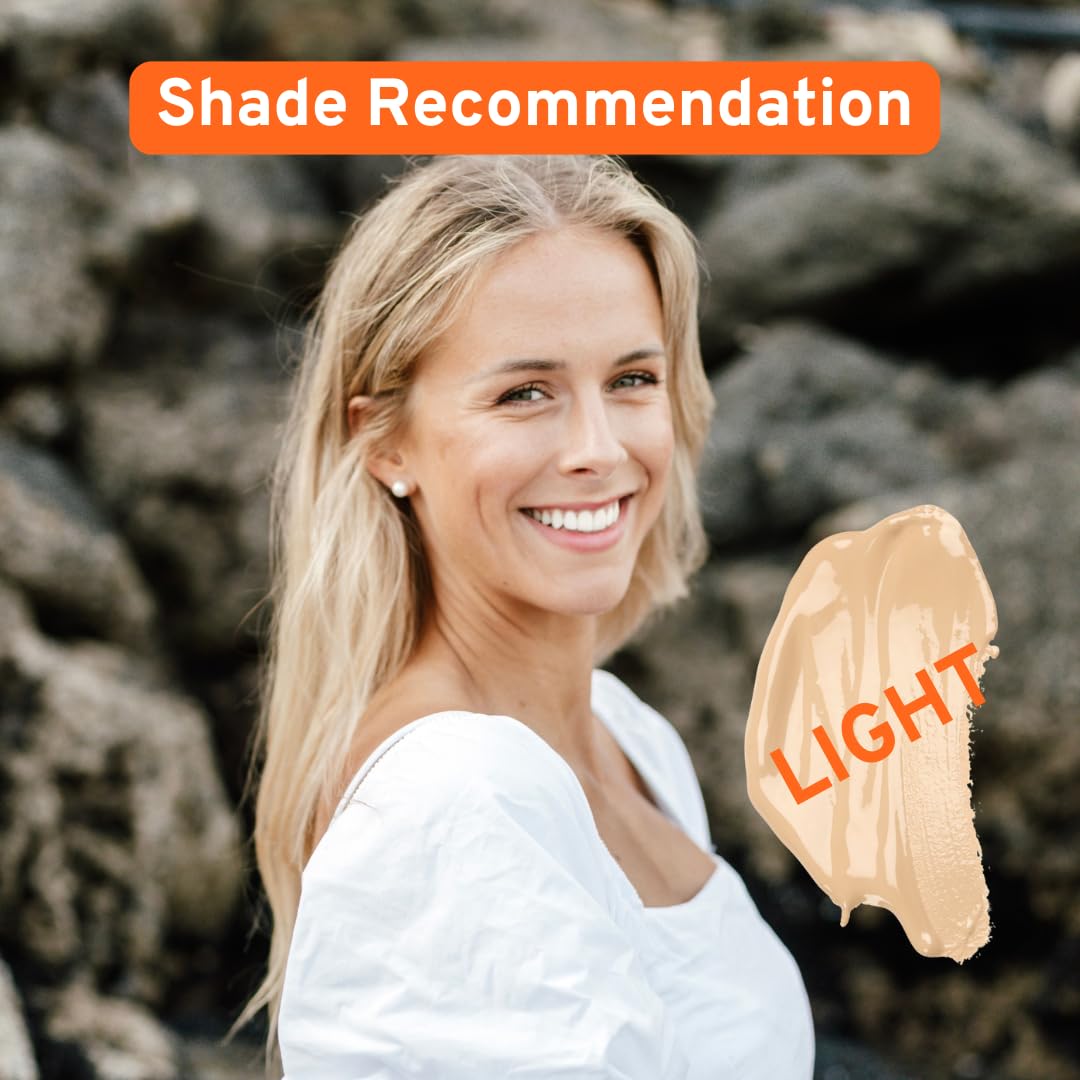 Suntegrity Tinted 5 in 1 Mineral Sunscreen for Face (SPF 30-2 oz) - Light | BB Cream Moisturizer with Physical UVA/UVB Broad Spectrum Protection | Beauty & Personal Care Suntegrity