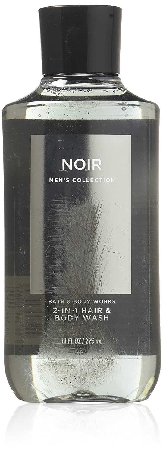 Bath & Body Works, Signature Collection 2-in-1 Hair + Body Wash, Noir For Men, 10 Ounce Beauty & Personal Care Bath & Body Works