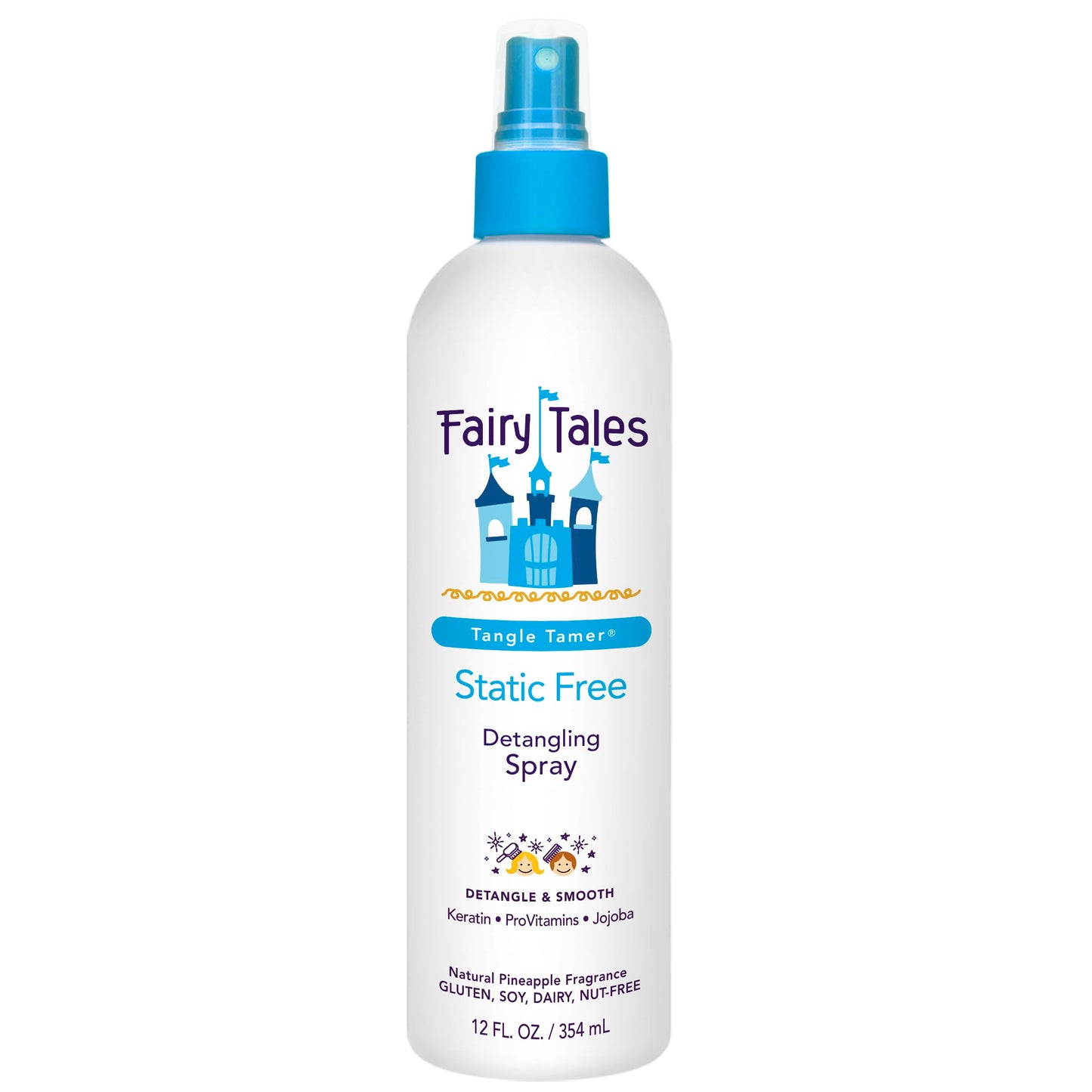 Fairy Tales Tangle Tamer Static Free Detangling Spray - Detangler Spray for Kids - Paraben Free, Sulfate Free, Gluten Free, Nut Free - 12 oz (3 Pack) Beauty and Personal Care Fairy Tales