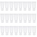 24PCS 30ml/1oz Empty Portable Refillable Clear Plastic Cosmetic Soft Tubes Bottles with Flip Cover Makeup Sample Travel Packing Container Holder Vial Beauty & Personal Care vipolish