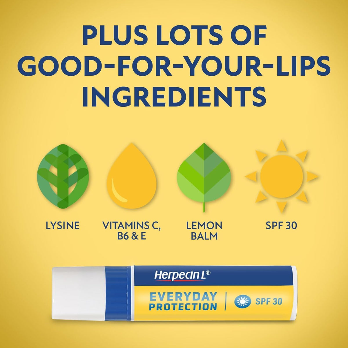 Herpecin L SPF 30 Lip Protectant 0.1 OZ (5 Pack) Beauty and Personal Care Herpecin-L