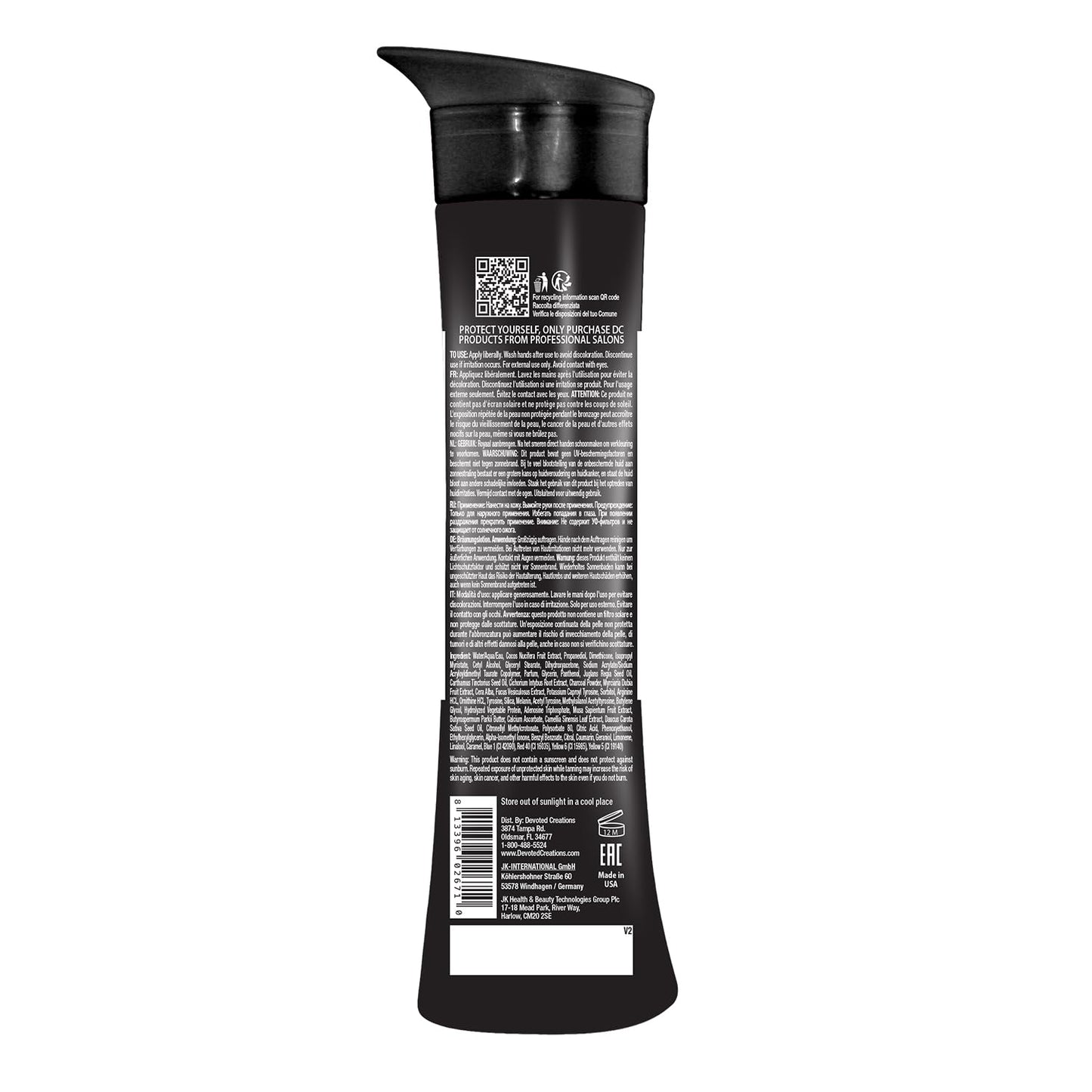 Devoted Creations All Black Everything - Extreme Darkening Black Bronzer Dark Tanning Lotion Beauty & Personal Care Devoted Creations