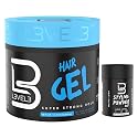 L3 - Hair Gel - Super Strong Hold - Flake Free - Long Lasting Shine - For Men and Women - Level 3 Gel - Add Volume and Texture Beauty & Personal Care L3