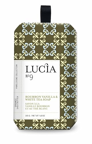 Lucia Soap, Bourbon Vanilla and White Tea, 0.18 Ounce Beauty & Personal Care Lucia