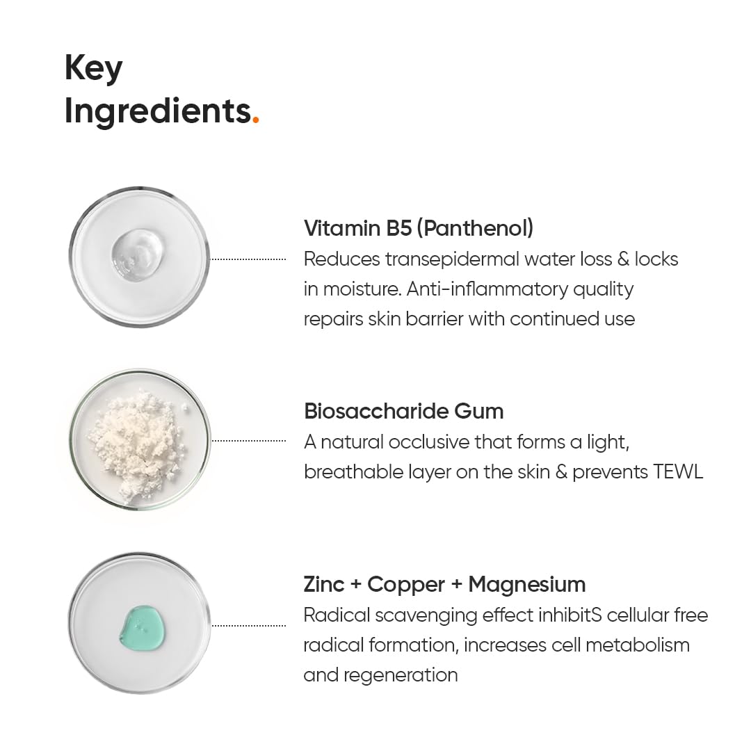 Minimalist Panthenol (Vitamin B5) Moisturizer for Oily & Acne Prone Skin | Hydrates skin & Repairs Damage | For Women & Men | 1.7 Oz / 50 gm Beauty and Personal Care Minimalist