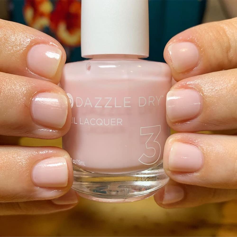 Dazzle Dry Mini Kit 4-Step System – Prima Ballerina Sheer Pink, Perfect French Base, 5-Piece Set for Up to 5 Manicures Beauty & Personal Care Dazzle Dry