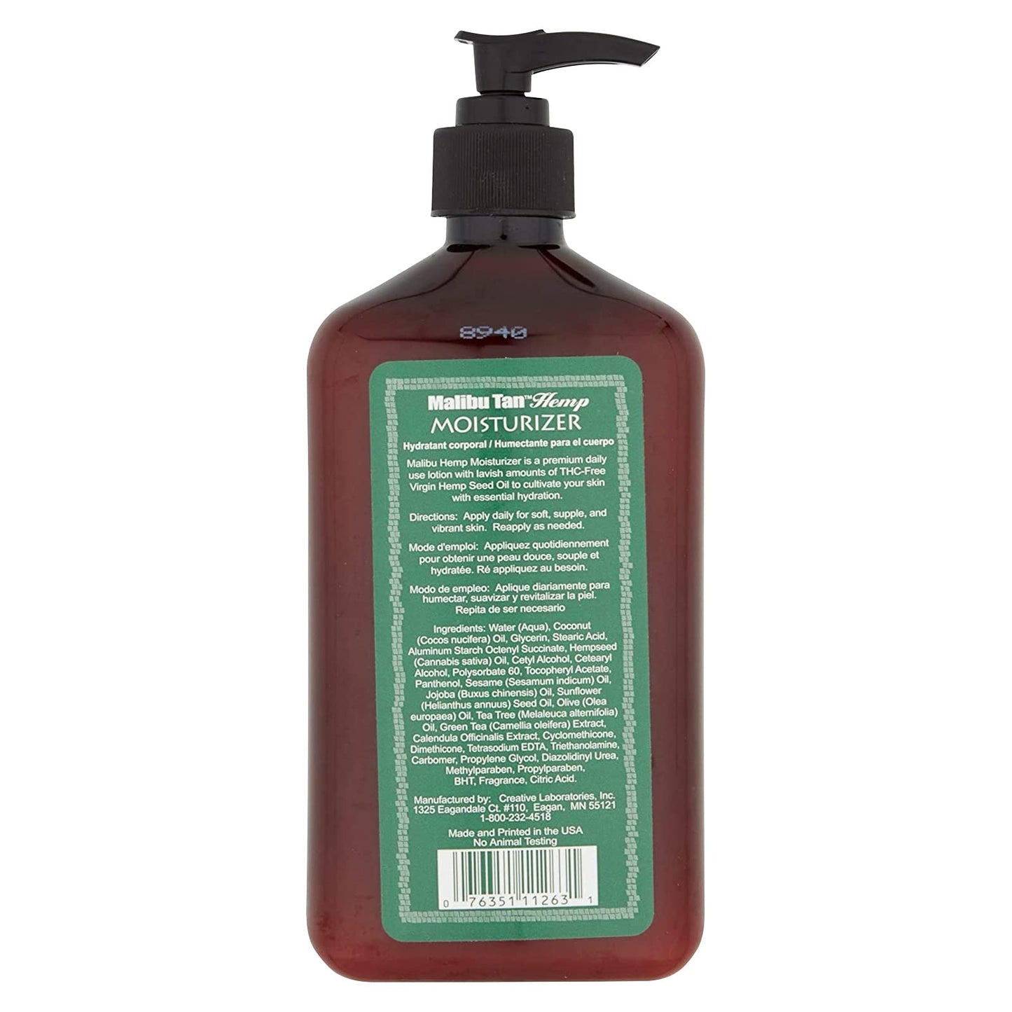 Malibu Tan For Dry Skin Hemp Body Lotion, 18 fl oz (3 Pack) Beauty & Personal Care Malibu Tan