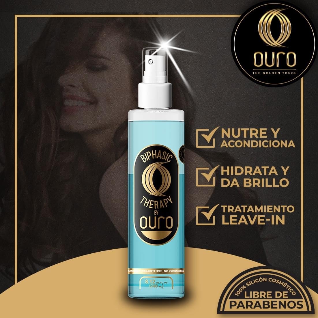 OURO Biphasic Therapy Hair System 8.12 oz Beauty & Personal Care OURO