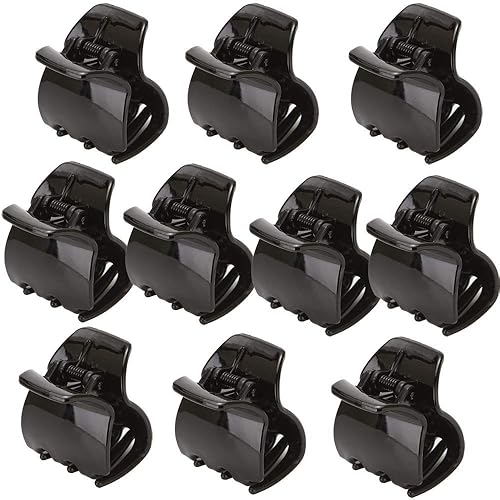 Yishenyishi 10 Pack Black Jaw Clips For Thick Hair, Non-slip Hair Claw Clip for Women and Girls Beauty & Personal Care LONEEDY