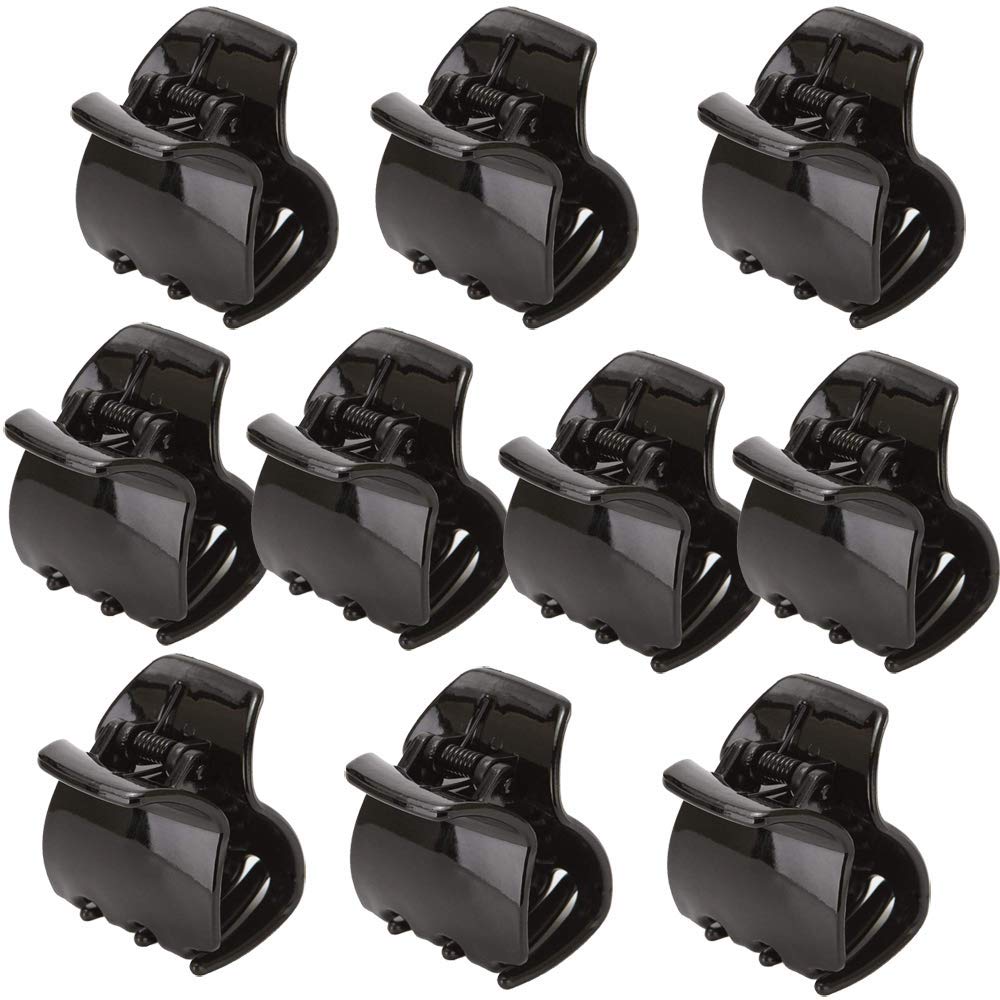 Yishenyishi 10 Pack Black Jaw Clips For Thick Hair, Non-slip Hair Claw Clip for Women and Girls Beauty & Personal Care LONEEDY