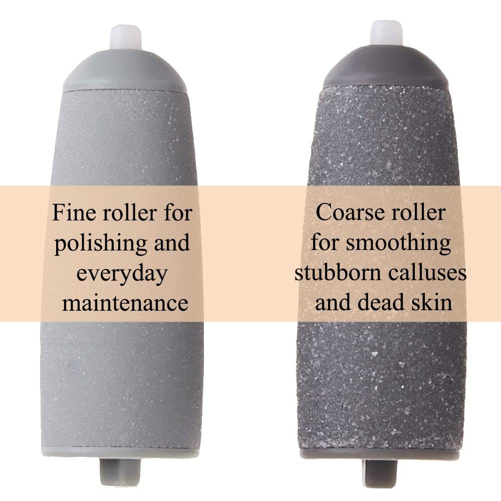 PAI4LEISI 6 Coarse Pedicures Replacement Heads for Flawless Pedi Electric Tool Foot File,Pedi Replacement Roller Head fit Finishing Touch Flawless Beauty & Personal Care P4L