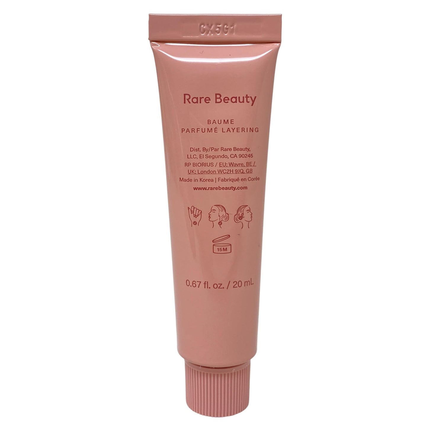 Rare Beauty Floral Peony Blossom Fragrance Layering Balm 0.67 oz/20 ml Beauty & Personal Care Rare Beauty