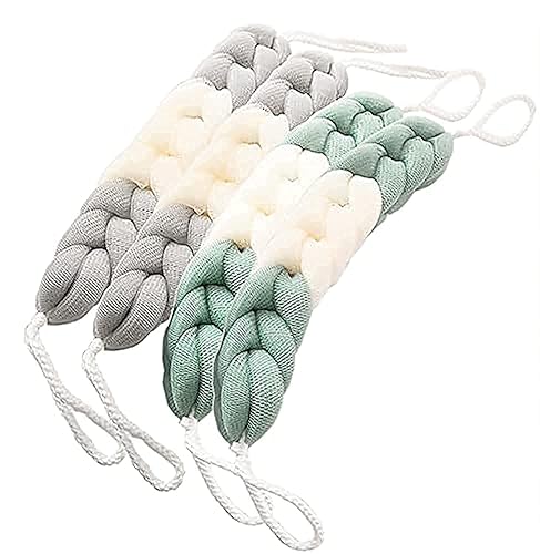 MURRI&MURRDI 4 Packs Long Loofah Back Scrubber for Shower,Body Bath Sponge Ball with Rope Handles,Stretch Exfoliating Mesh Sponge for Men and Women Beauty & Personal Care MURRI&MURRDI