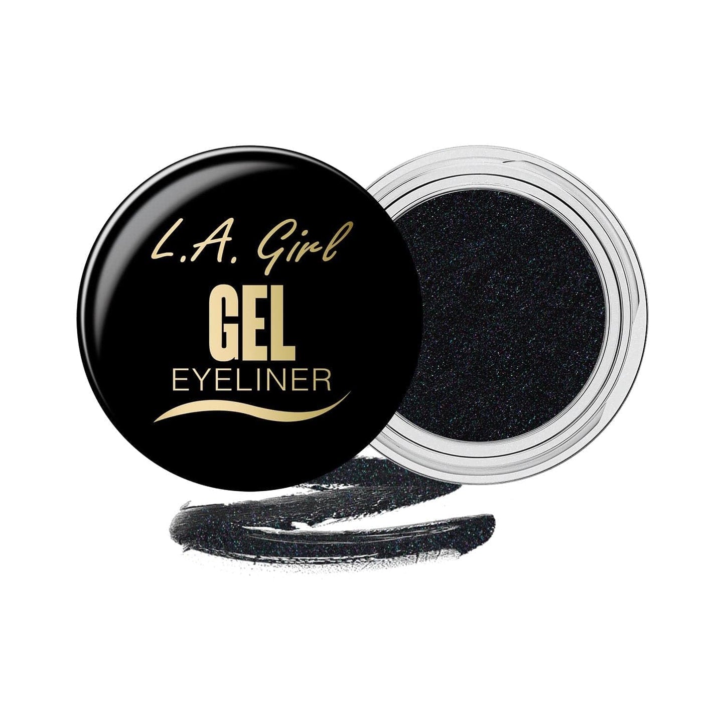 L.A. Girl Gel Eyeliner, Black Cosmic Shimmer GEL732 Beauty & Personal Care L.A. Girl