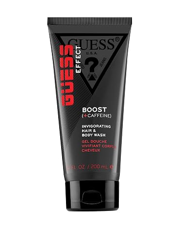 GUESS Effect Grooming BOOST 2-in-1 Hair and Body Wash with Caffeine for Men, 6.7 Fl Oz Beauty & Personal Care GUESS