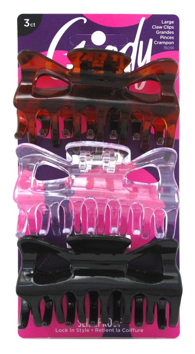 Goody Classics Spider Hair Claw 3 Count (Pack of 3) Beauty & Personal Care GOODY