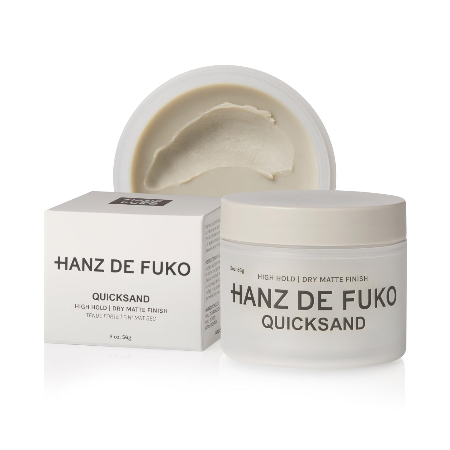 Hanz de Fuko Quicksand - Premium Men’s Hair Styling Wax & Dry Shampoo Combo - High Hold, Ultra Matte Finish - Certified Organic Ingredients, 2 oz. - 2 Beauty and Personal Care Hanz de Fuko Default Title