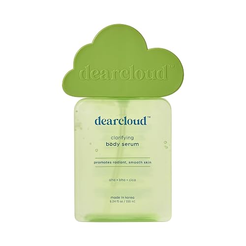 dearcloud Clarifying Body Serum - AHA, BHA, & Cica Korean Skincare for Radiant Skin - Korean skin care body serum for smooth, clear skin (5.24 fl oz) Beauty & Personal Care dearcloud
