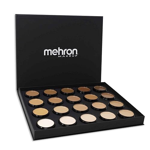 Mehron Makeup Celebre Pro-HD Cream Face & Body Makeup, 20 Color Foundation Palette Beauty & Personal Care Mehron