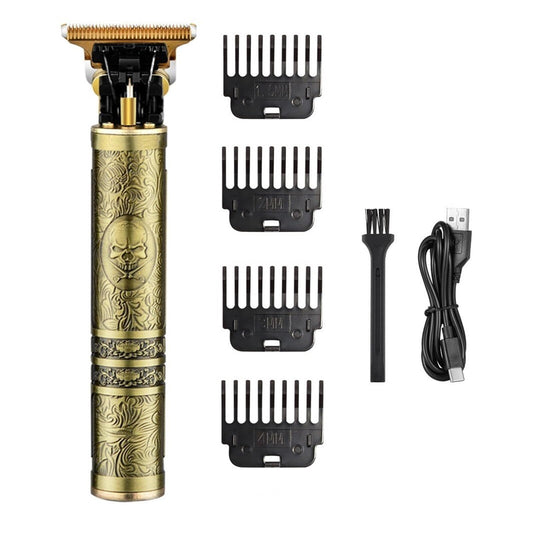 Razors High Power Vintage T9 USB Hair Cutting Machine Hair Clipper Professional Cutter Trimmer for Men Barber Cordless Beard Trimmer(Metal6) Beauty and Personal Care EWKYLSEM