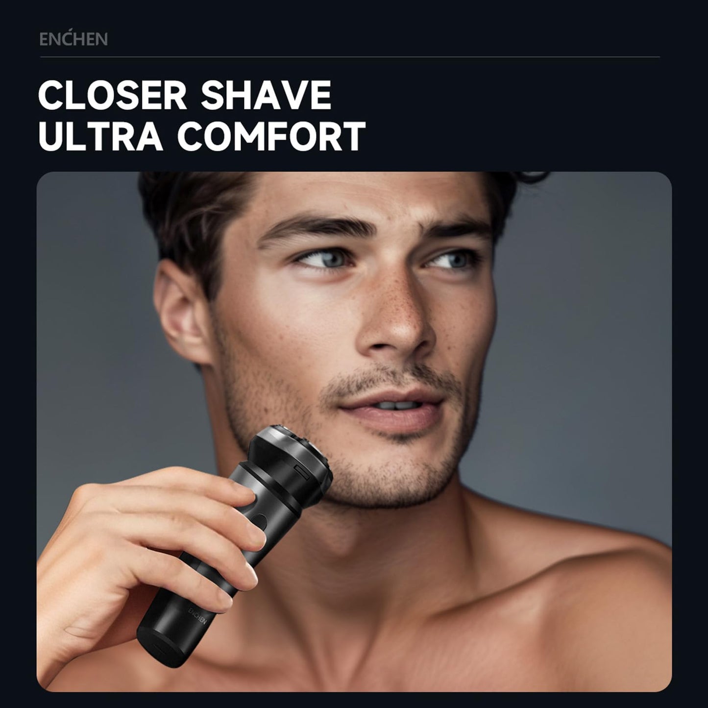 Karlak BlackSton Electric Razor for Men Rotating Head Cordless Shaver Reable Portable Razor Wet and Dry Use Waterproof Beauty and Personal Care Karlak