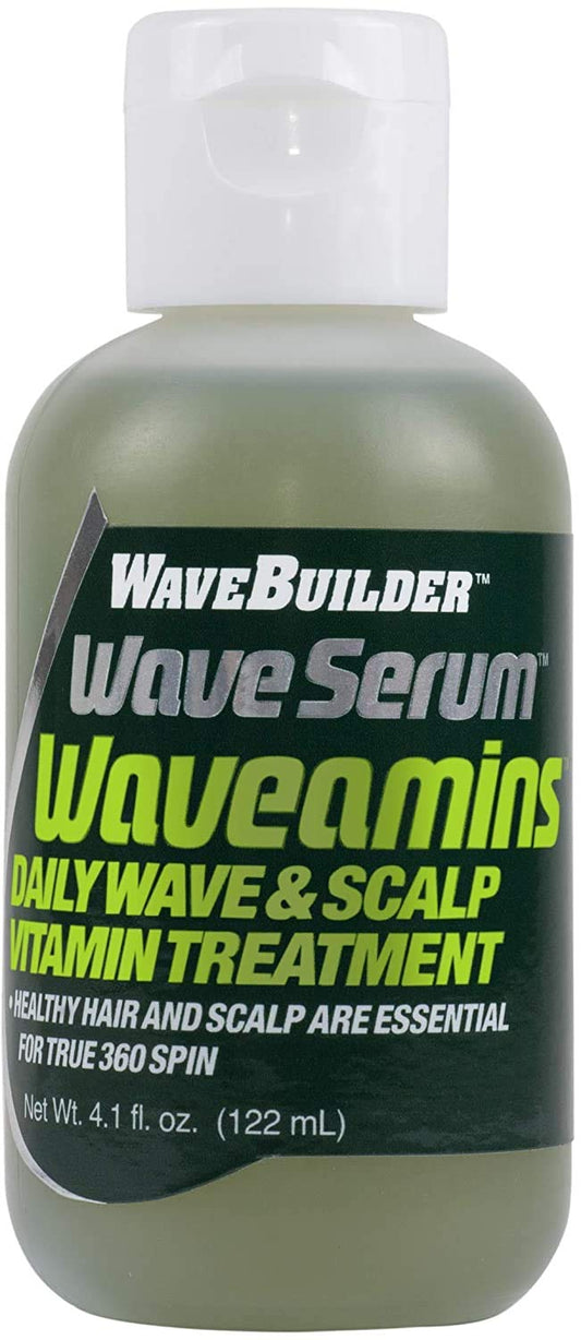 WAVEBUILDER Waveamins Daily Wave & Scalp Vitamin Treatment Wave Serum Beauty & Personal Care WAVEBUILDER