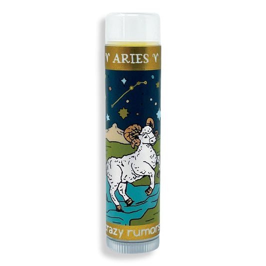 Crazy Rumors Aries Zodiac All Natural, Plant Based Lip Balm to Moisturize and Nourish your Lips - Fire Blend (Sweet Orange, Fresh Berry, Aromatic Beauty & Personal Care Crazy Rumors