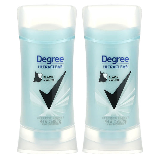 Degree, UltraClear Antiperspirant Deodorant Black White, 2.6 Ounce, 2 Count Beauty and Personal Care Degree