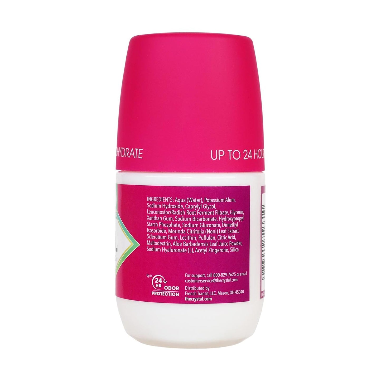 Crystal 3-in-1 BioHealth Deodorant, Unscented, Natural Odor Protection with Aloe & Hyaluronic Acid, Microbiome-Friendly, Moisturizing, Anti-Pollution Beauty and Personal Care Crystal Essence