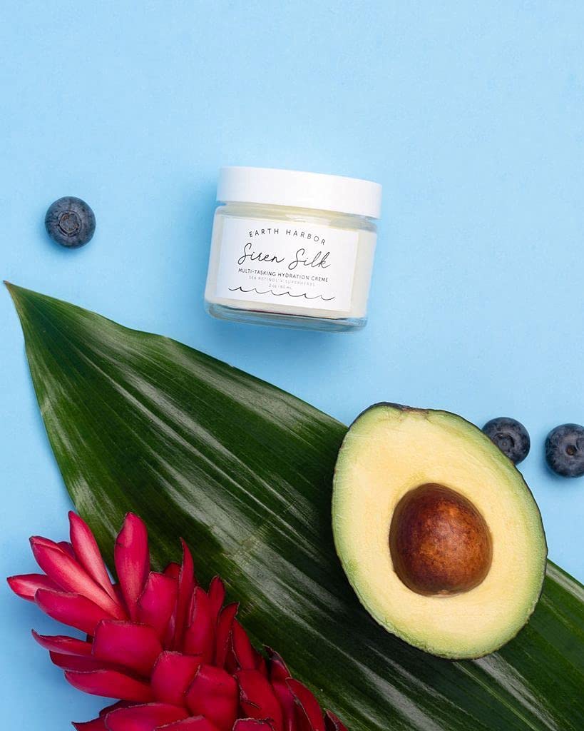 Earth Harbor SIREN SILK Multi-Tasking Hydration Creme Packed with 20 Botanical Actives, Vegan & Cruelty-Free Night Cream with Sea Retinol Alternative Beauty & Personal Care Earth Harbor