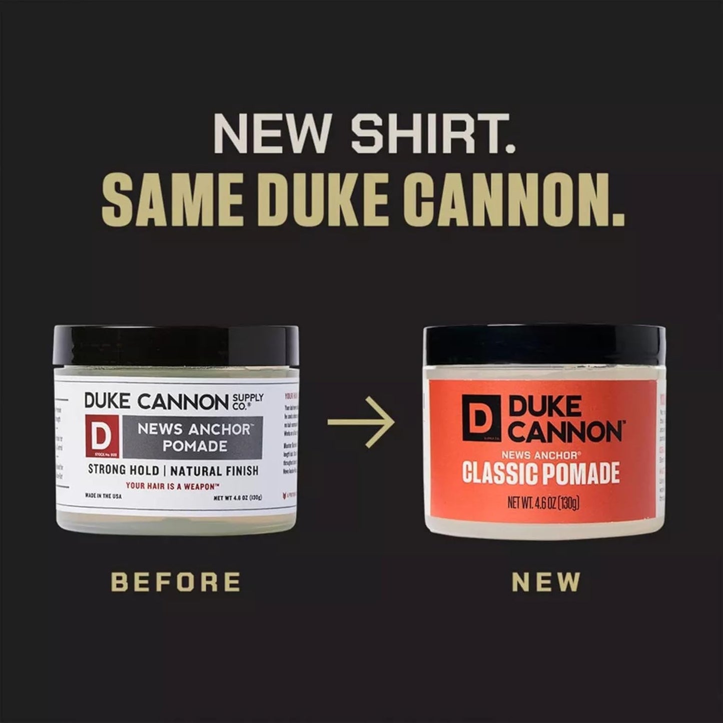 Duke Cannon Supply Co. Flexible - 4.6 oz - Strong Hold, No Shine, Water-Based for Easy Washout, Adds Texture & Volume for Shorter Hairstyles (News Beauty & Personal Care Duke Cannon Supply Co.
