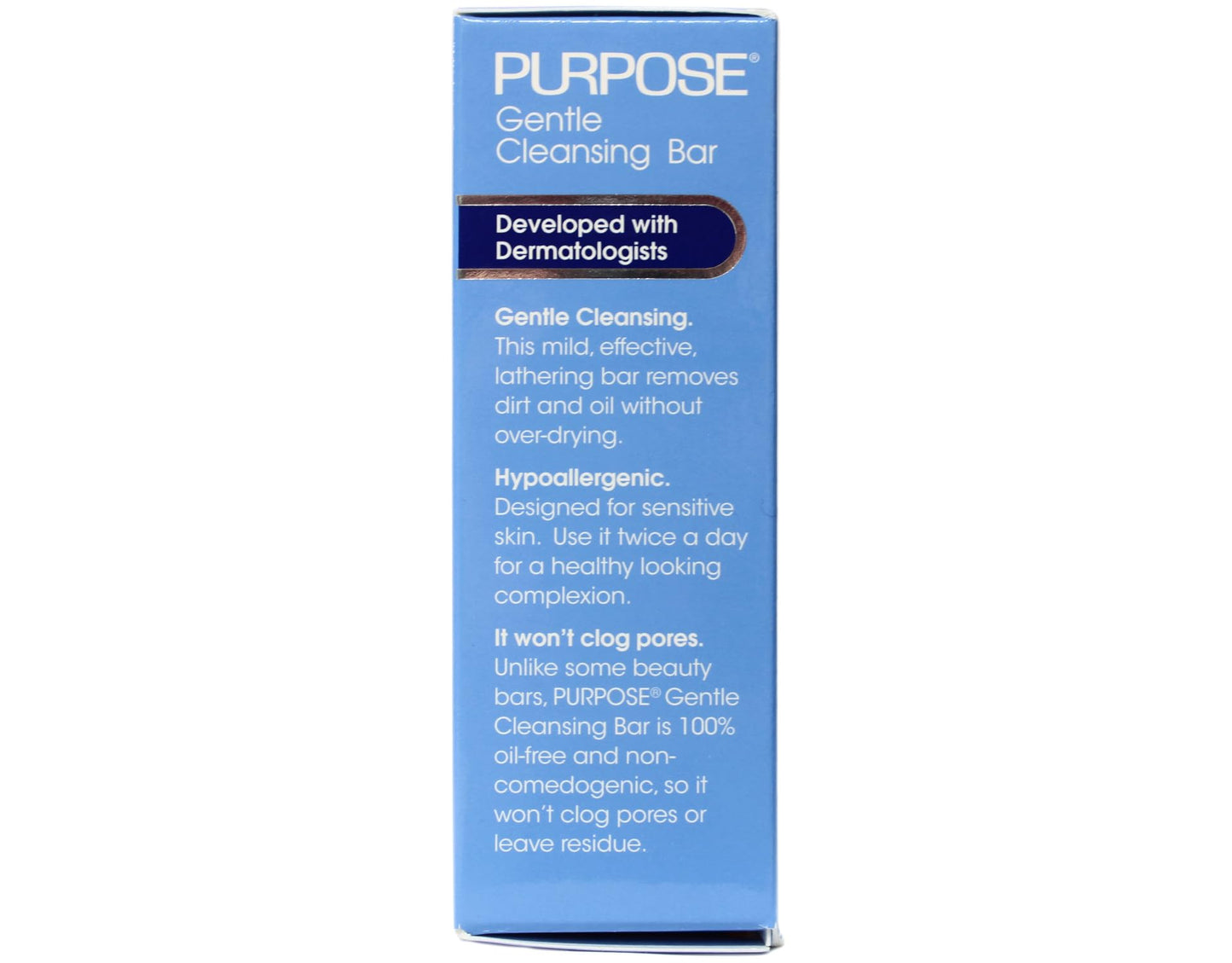 PURPOSE Gentle Cleansing Bar Gentle As Water, All Skin Types, For Sensitive & Dry Skin, Oil-free, Hypoallergenic, Sulfate-Free, 3.6 oz Bar, 4 Pack Beauty & Personal Care Purpose