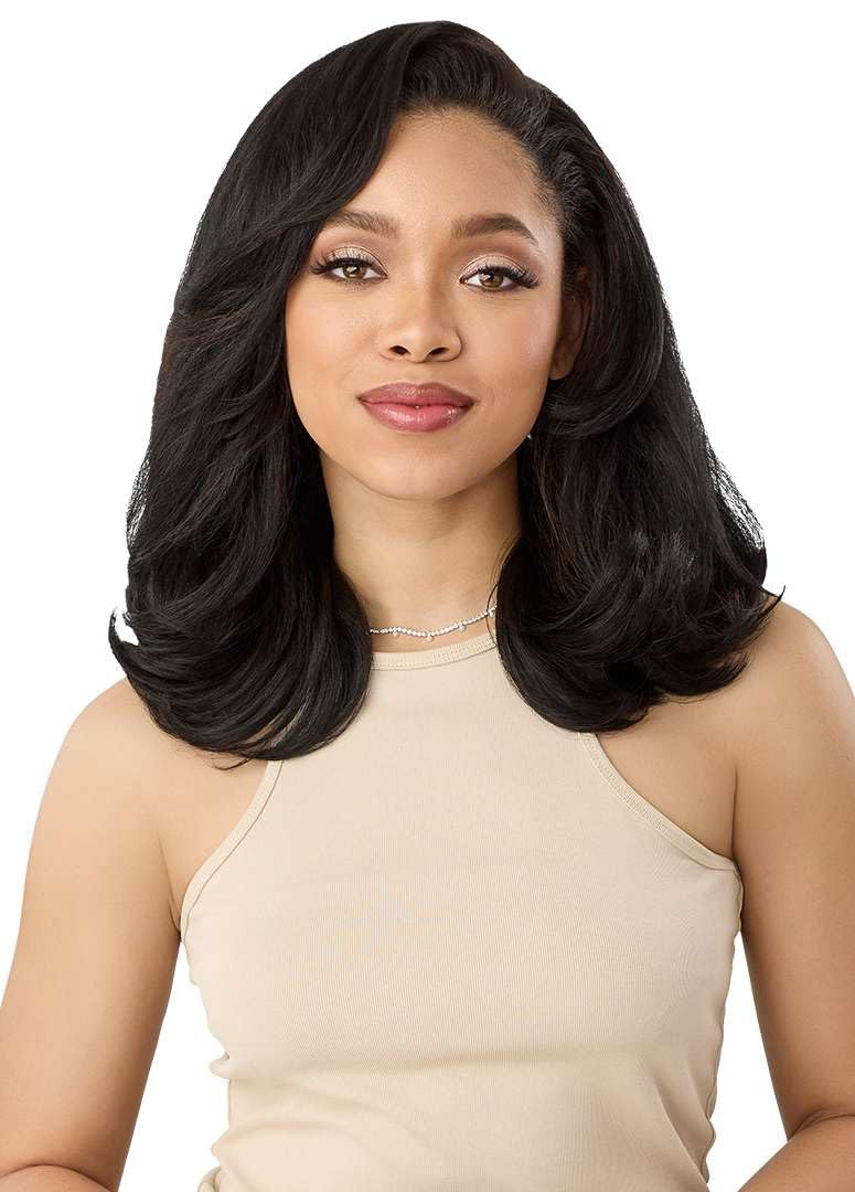 Outre Quick Weave Synthetic Half Wig - Poppy (DR4/CALIFORNIA BLONDE)