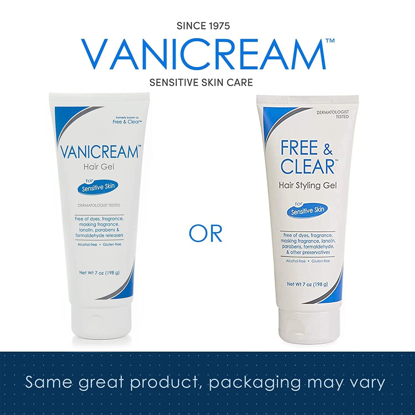 Free & Clear Hair Styling Gel 7 oz (Pack of 5) Beauty & Personal Care Free & Clear