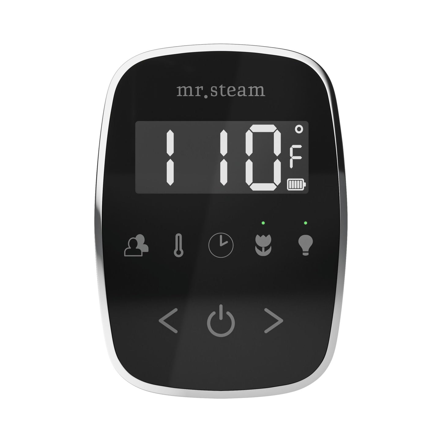 Mr Steam TempoFlex Steam Shower Control and Steamhead in Black Polished Chrome Beauty and Personal Care Mr. Steam