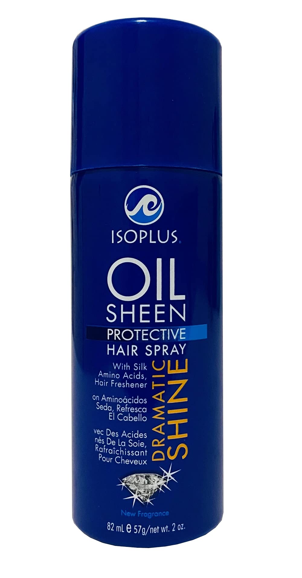 Isoplus Oil Sheen Hairspray Regular 2 Oz,Pack of 3 Beauty & Personal Care Isoplus