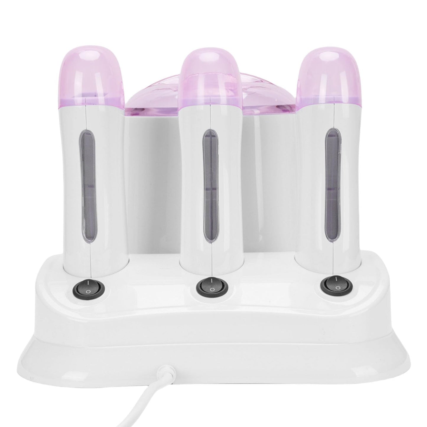 FILFEEL Roll Wax Machine, 220W 3 in 1 Wax Heater with Adjustable Temperature Knob and Transparent Lid, Removable Inner Pot for Home and Professional Beauty and Personal Care FILFEEL