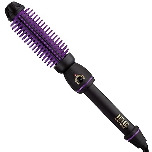 Hot Tools Pro Artist Heated Silicone Bristle Brush Styler | Helps create Volume and Fullness (1 in), 1146 Beauty & Personal Care HOT TOOLS