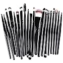 Makeup Brushes ZHIYE Make up Brush Set 20 PCs Professional Face Eyeliner for Foundation Blush Concealer Eyeshadow with Travel Black Beauty & Personal Care ZHIYE